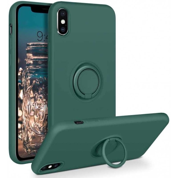 iPhone XR iskunkestävä kotelo CamShield-renkaan pidikkeellä Rosa