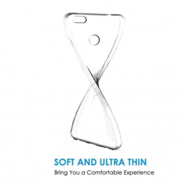 Honor 8 Lite Stötdämpande Silikon Skal Simple® Transparent