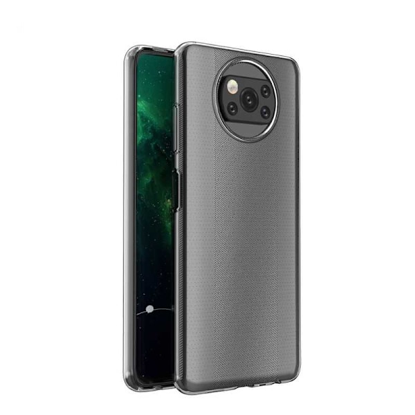 Xiaomi Poco X3 NFC Stötdämpande Mjukt Skal Simple Transparent