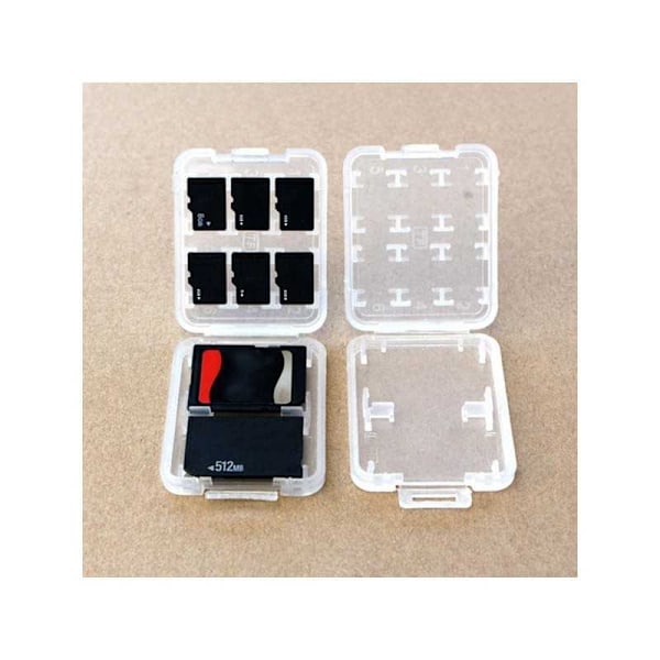 2-PACK Fodral till Minneskort SD/MS/SDHC/SDXC Svart