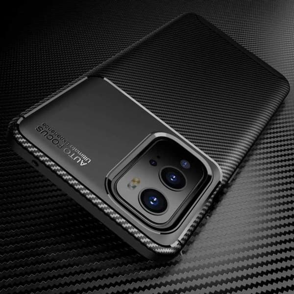 OnePlus 9 Pro Iskunkestävä ohut kansi FullCarbon V4 Black
