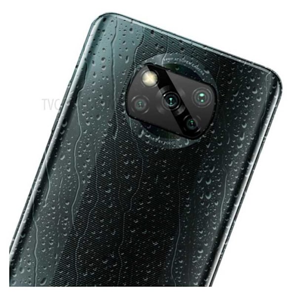 2-PACK Xiaomi Poco X3 NFC näytönsuojakameran linssi Transparent