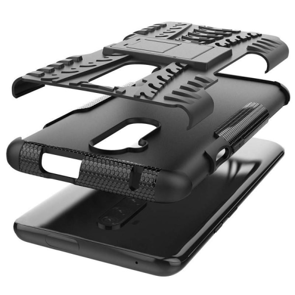 OnePlus 7T Pro Stöttåligt Skal med Stöd Active Svart