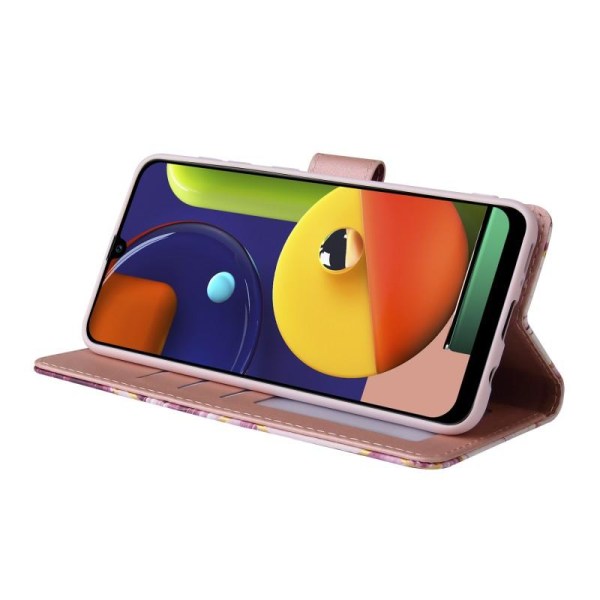 Samsung A50 Trendikäs lompakkokotelo Sparkle 4-FACK Pink