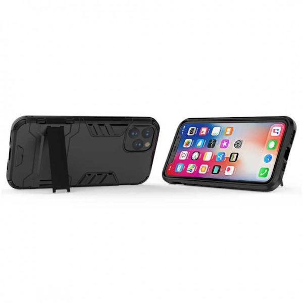 iPhone 11 Pro Max Iskunkestävä kotelo jalustalla ThinArmor Black