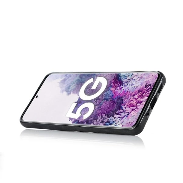 Samsung S20 Plus Mobilskal med Korthållare Retro V4 Svart