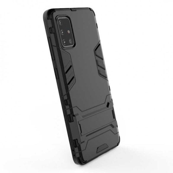 Samsung A71 Stødsikkert cover med tynd armering Black