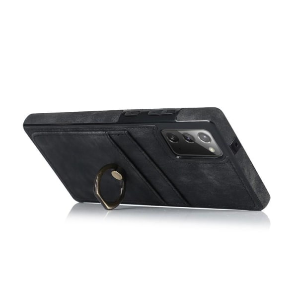 Samsung Note 20 mobildeksel med kortholder Retro V4 Black