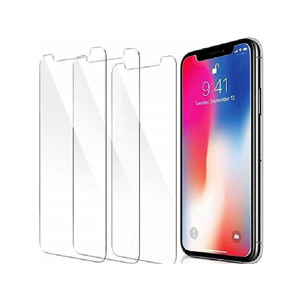 3-PACK iPhone XS Premium Skärmskydd CrystalClear Transparent