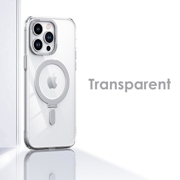 iPhone 15 Iskunkestävä Magsafe-suojus Nordcell™-jalustalla Lila