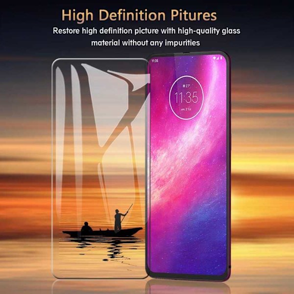Motorola One Hyper Härdat glas 0.26mm 2.5D 9H Transparent