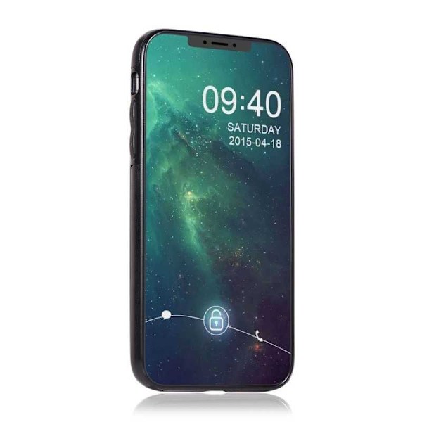 iPhone 11 Iskunkestävä kotelo, 3-taskuinen Flippr V2 -korttipidike Black