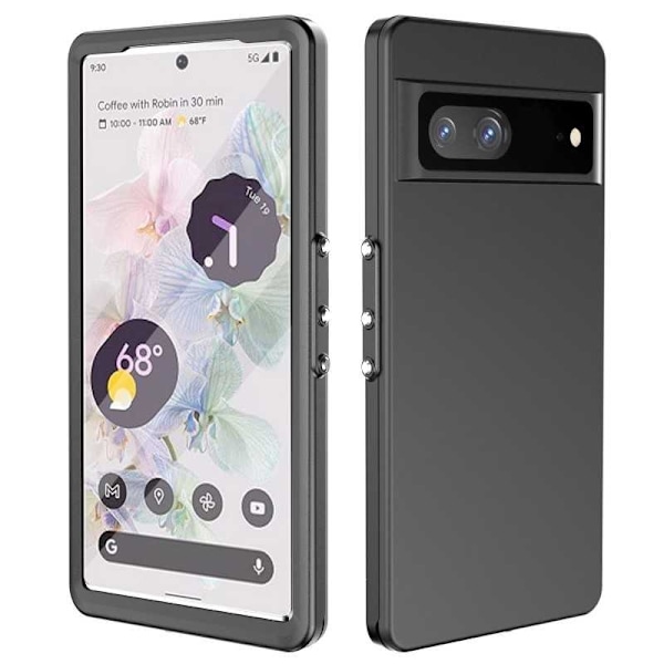 Google Pixel 7 Täyspeite Vedenpitävä Premium Suoja - 2m Black