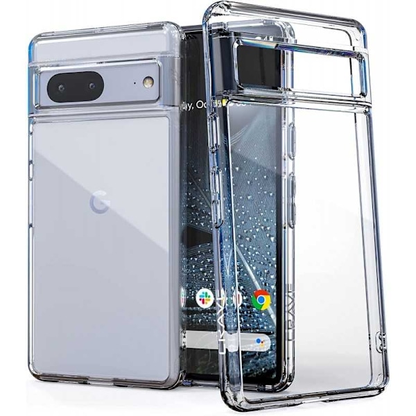 Google Pixel 7 stødabsorberende silikonetui Simple Transparent