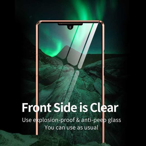 Samsung Note 20 Ultra Privacy Comprehensive Premium -kuori Silver