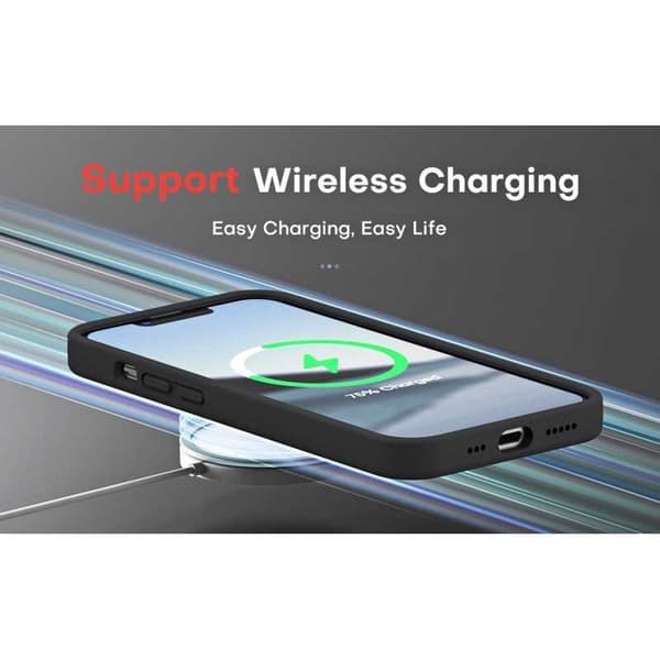 3in1 Gummibelagt Stilrent Skal iPhone 14 Plus - Svart