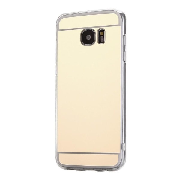 Samsung S5 Elegant iskuja vaimentava peilisuoja TPU Silver