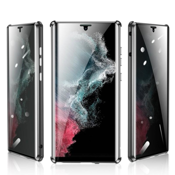 Samsung S23 Ultra Privacy Comprehensive Premium Cover Glassback Transparent