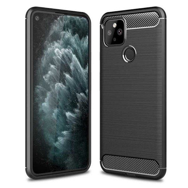 Google Pixel 5 Shockproof Shell SlimCarbon Black