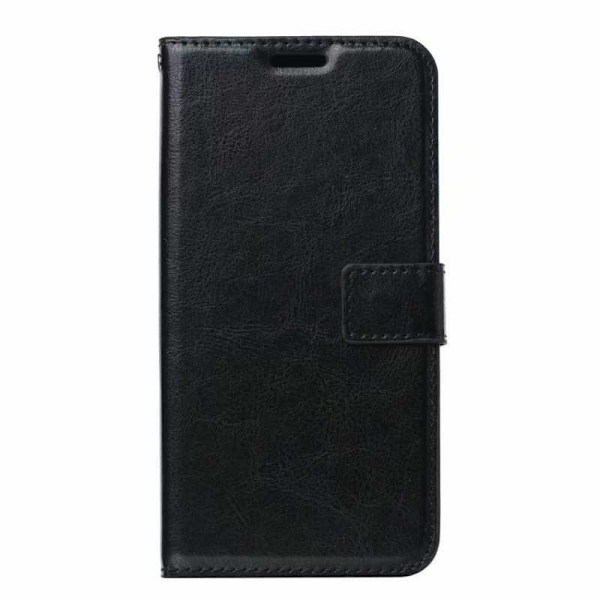 Motorola Moto G7 Plus Plånboksfodral PU-Läder 4-FACK Svart