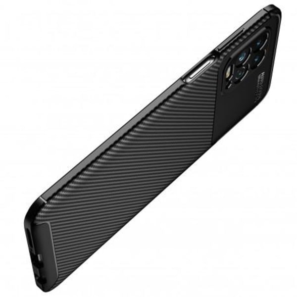 Motorola Moto G100 Stöttåligt Skal FullCarbon V4 Svart