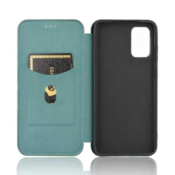 Samsung S20 FE Flip Case -korttipaikka CarbonDreams Vihreä Green