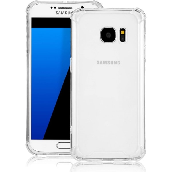 Samsung S7 Iskunvaimennus Silikoni Shell Iskunvaimennin Transparent