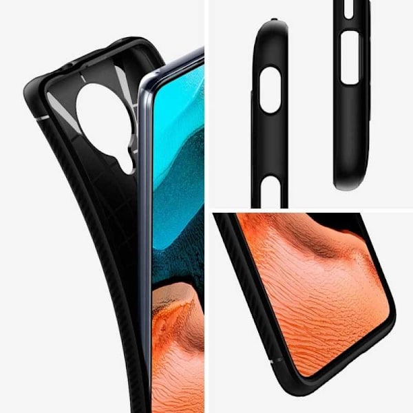 Xiaomi Poco F2 Pro iskunkestävä SlimCarbon kotelo Black