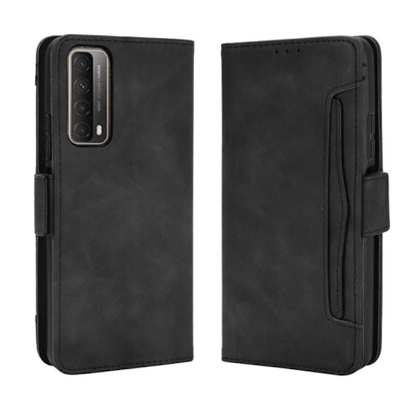 Huawei P Smart 2021 lompakkokotelo PU-nahkainen 6-taskuinen Winston V3 Black