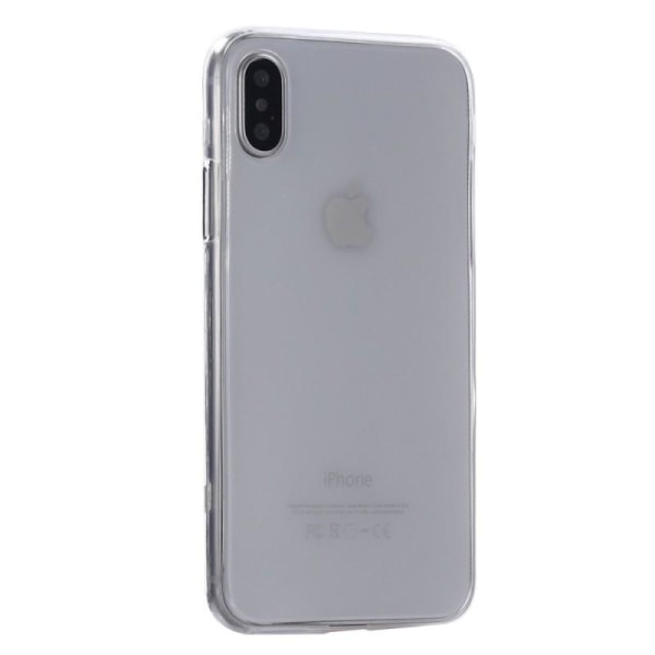 360° Full Cover Silikone Cover iPhone XS Max Transparent