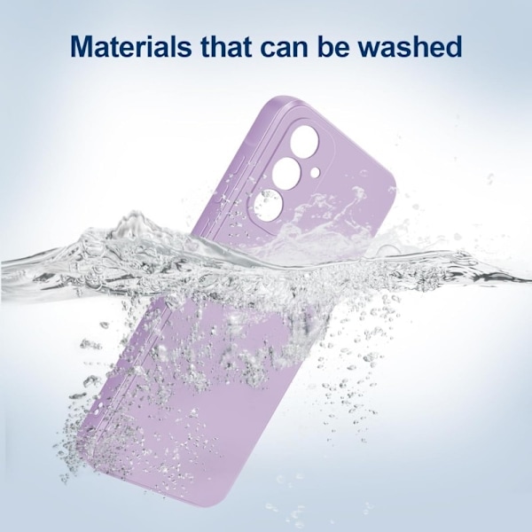 Samsung A25 5G Gummibelagd Matt Skal Kameraskydd Liquid - Lila