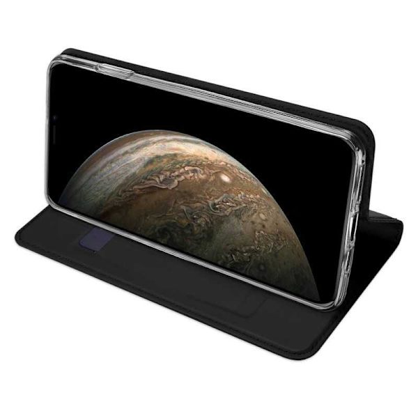 iPhone 12 Pro Max Flip Case Smooth -korttipaikka Black