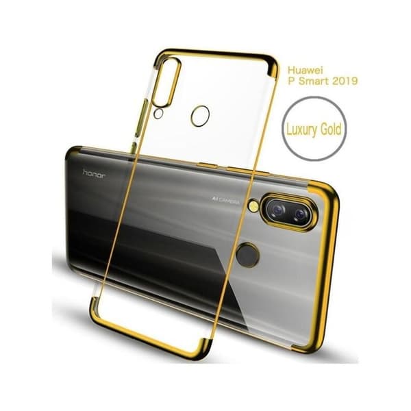 Huawei P Smart 2019 Stötdämpande Gummiskal Svart