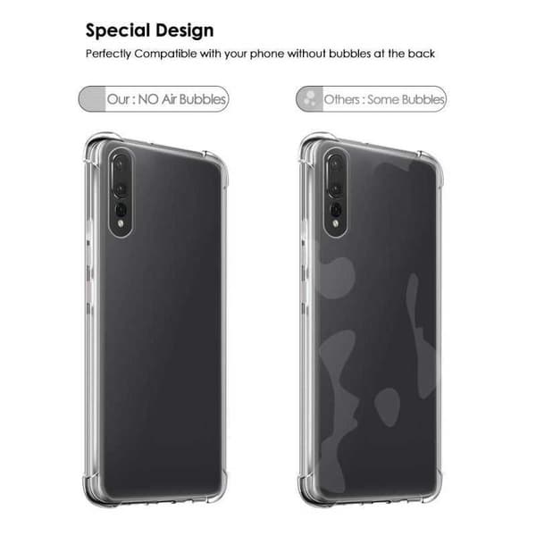 Huawei P30 Iskunvaimennus Silikoni Shell Iskunvaimennin Transparent