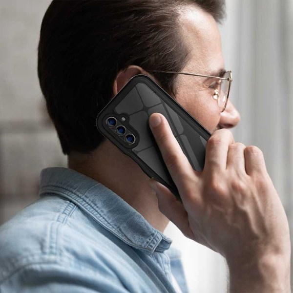 Samsung A15 5G Fulddækkende vandtæt premium skal - 2m Black