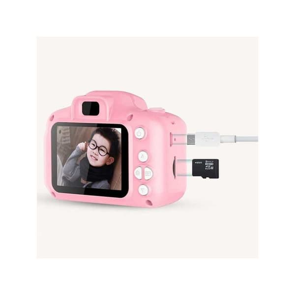 Kompakt Digital HD Kamera för Barn Rosa