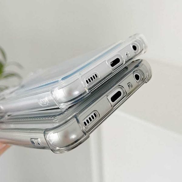 Stöttåligt Skal med Kortfack Förstärkta Hörn Samsung A32 4G Transparent
