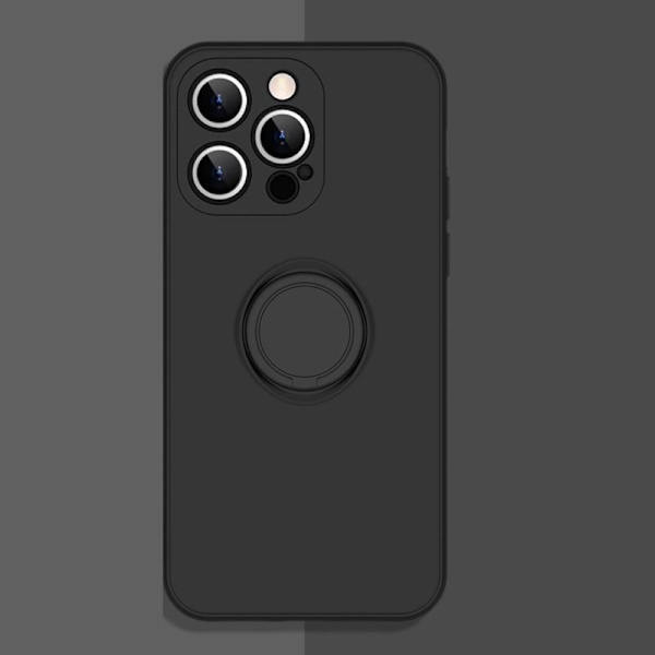 iPhone 15 Pro Max iskunkestävä kotelo CamShield-renkaan pidikkeellä Mörkgrön