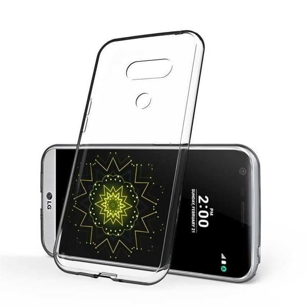 LG G6 iskuja vaimentava silikonikotelo Simple Transparent