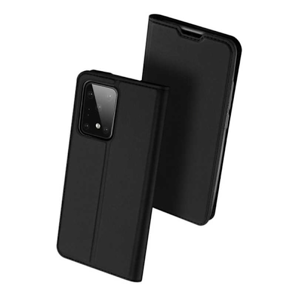 Samsung S20 Ultra Flip Case Smooth -korttipaikka Black