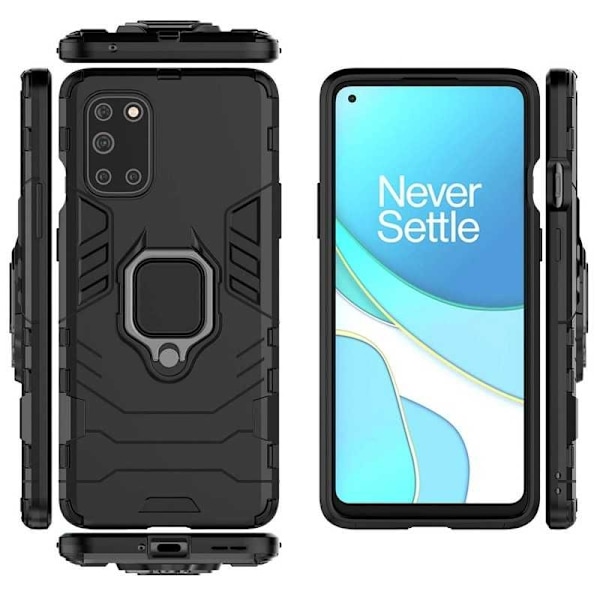 OnePlus 8T Stöttåligt Skal med Ringhållare ThinArmor Svart