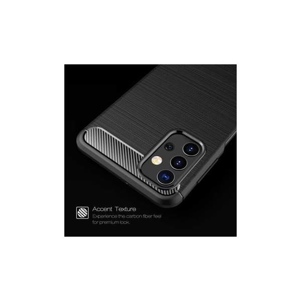 Samsung A33 5G iskunkestävä SlimCarbon kotelo Transparent