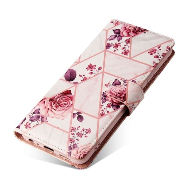 Samsung A22 5G Trendy Pung-etui Sparkle 4-RUMMET Pink one size