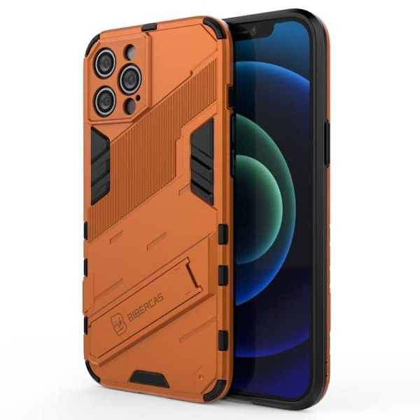 iPhone 12 Pro Max Iskunkestävä kotelo jalustalla ThinArmor V2 Mörkgrön