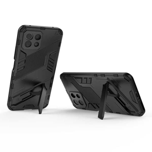 Xiaomi Mi 11 Lite Stöttåligt Skal med Kickstand ThinArmor V2 Mörkgrön
