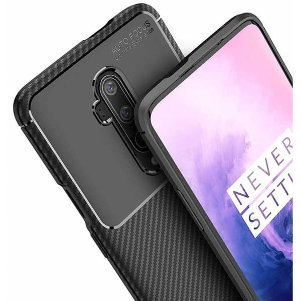 OnePlus 8 Iskunkestävä ohut kansi FullCarbon V4 Black