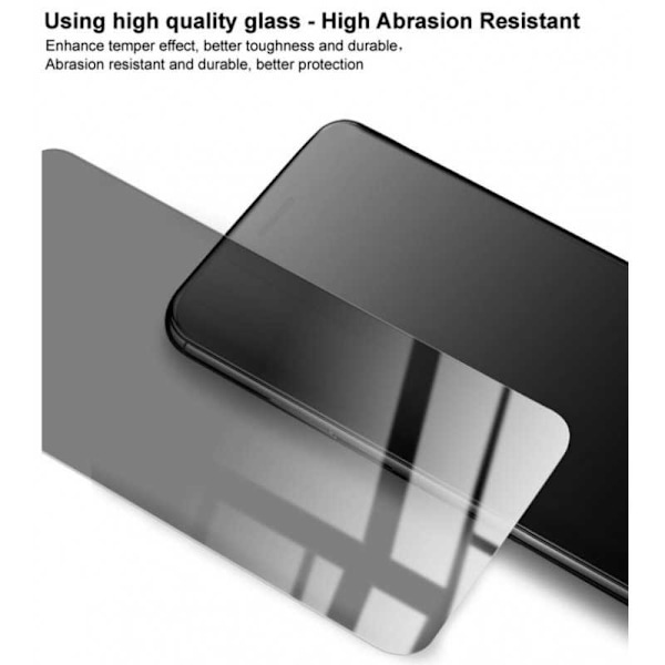 Xperia 10 V Privacy Hærdet glas 0,26 mm 3D 9H Transparent