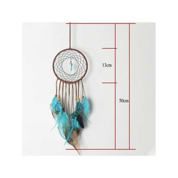 Drömfångare / Dreamcatcher Wind Chims Nightboms Dekoration Blå