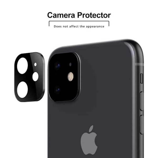 iPhone 11 Cured Glass Camera Protection 9h Svart