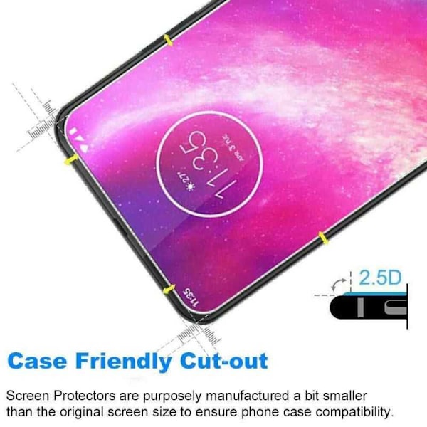 Motorola Moto G9 Play / G7 Plus Hærdet glas 0,26 mm 2,5D 9H Transparent